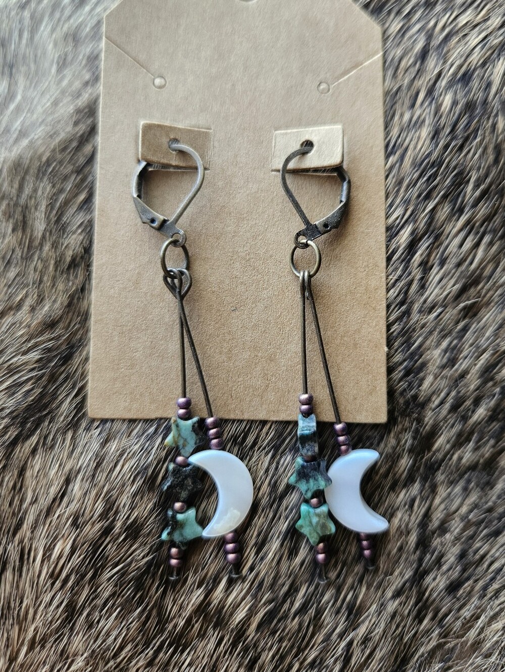 African Turquoise Jasper Dangles 💫 Handmade